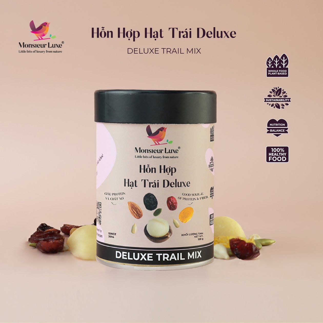  Hỗn Hợp Hạt Trái Deluxe 