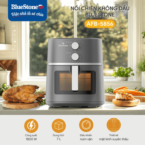  Nồi Chiên Không Dầu BlueStone AFB-5856 7 Lít 1800W 