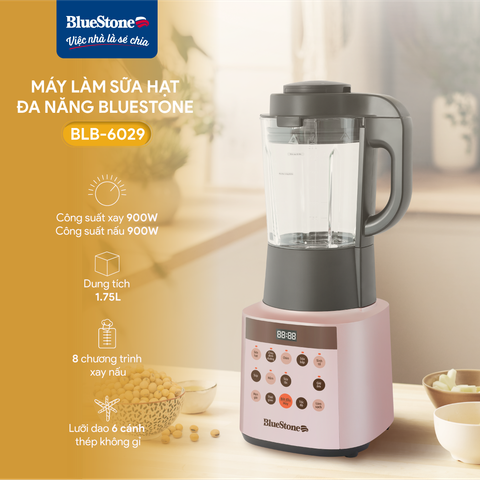  Máy Làm Sữa Hạt Đa Năng BlueStone BLB-6029 1.75 Lít 900W 