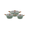  Bộ Nồi Đúc Vân Đá Carez CPC595DI03CN 3 món 
