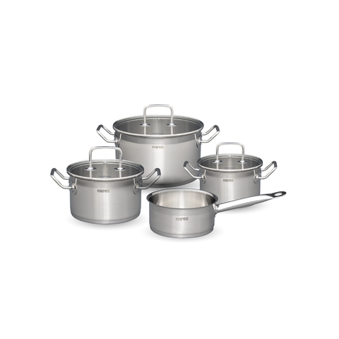  Bộ Nồi Cao Cấp Inox 3 Đáy Carez CPC656SI-04 món 