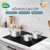  Nồi Inox Cao Cấp Carez CPC871 3 kích thước 16cm 20cm 24cm 