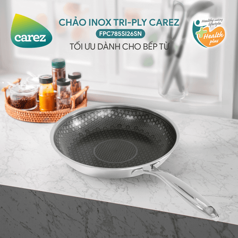  CHẢO INOX TRI-PLY CAREZ FPC785SI26SN 