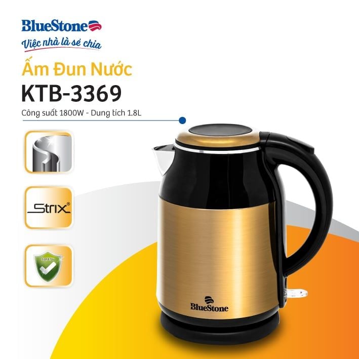 Ấm Đun Siêu Tốc BlueStone KTB-3369