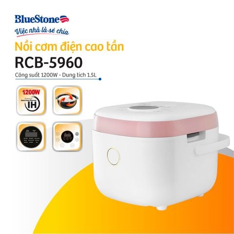 Nồi Cơm Điện Cao Tần BlueStone RCB-5960 1.5 Lít 1200W 