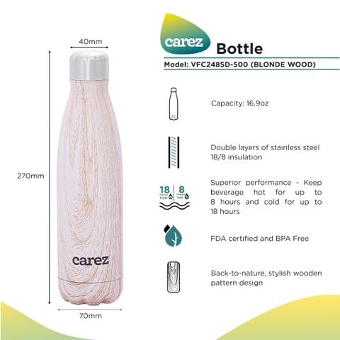  Bình Giữ Nhiệt Carez VFC248 500ml 
