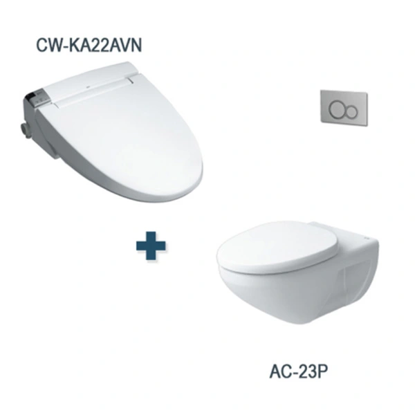 Bàn cầu treo tường Inax AC-23P+CW-KA22AVN - Bùi Minh