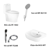  Combo American Standard VF-1862 + 0533-WT + WF-TS28W + WF-1M01 + WF-1M11 + WF-B211H 