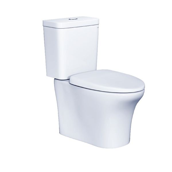 Bàn cầu 2 khối Caesar CD1341 (Không nắp) + nắp rửa TAF400H