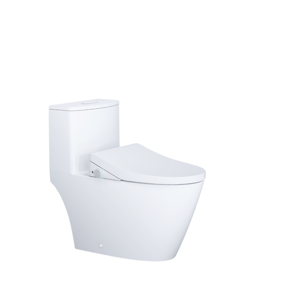  Bàn cầu một khối Caesar C1363 (Không nắp) + nắp rửa TAF512H 