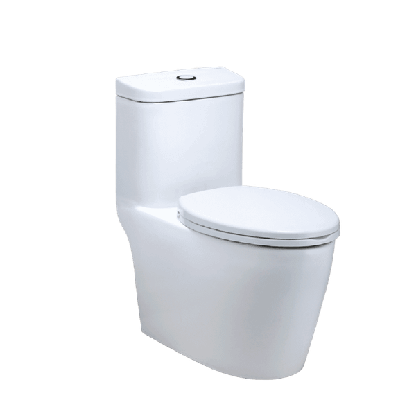 Bàn cầu 1 khối Caesar C1364 (Không nắp) + nắp rửa TAF512H