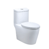  Bàn cầu 1 khối Caesar C1364F (Không nắp) + nắp rửa TAF710H 
