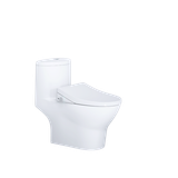  Bàn cầu 1 khối nắp rửa điện tử Caesar C1375 (không nắp) + TAF512H 