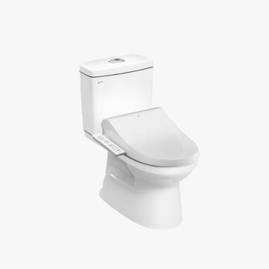  Bàn cầu 2 khối nắp điện tử INAX C-504A + CW-H17VN 