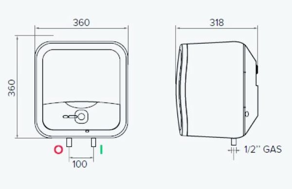 Bình nóng lạnh ARISTON AN2 15R Bùi Minh