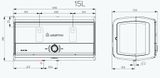  Bình nóng lạnh 15 lít Ariston SL3 15RS 