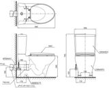  Bàn cầu 2 khối Toto CS945PDT10#XW 