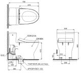  Bàn Cầu 1 Khối TOTO MS188VKE4#XW/T53P100VR 