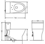  Bồn Cầu Điện Tử TOTO MS188VKW11#XW/T53P100VR 