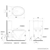  Bàn Cầu 2 Khối TOTO CS945PDE4#XW 
