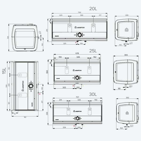 Bình nóng lạnh 20 lít Ariston SL3 20R - Bùi Minh