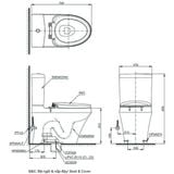  Bàn cầu 2 khối Toto CS948DT8#XW 