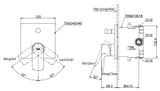  Van điều chỉnh nóng lạnh TBG04304BA/TBN01001B 