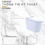  Bàn cầu thông minh Caesar CA1389H 