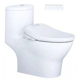  Bàn cầu 1 khối Caesar CD1375 (không nắp) + Nắp rửa TAF610H 