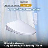  Bàn cầu 2 khối Caesar CD1320 (không nắp) + nắp rửa TAF710H 