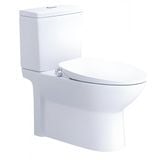  Bàn cầu 2 khối Caesar CD1340 (Không nắp) + Nắp rửa cơ TAF060 