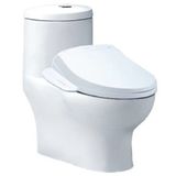 Bàn cầu 1 khối Caesar C1375 (không nắp) + nắp rửa TAF400H 