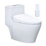  Bàn cầu 1 khối Caesar C1356 (Không nắp) + nắp rửa TAF710H 