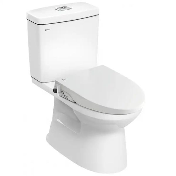 Bàn cầu 2 khối nắp rửa cơ INAX C-504A+CW-S15VN