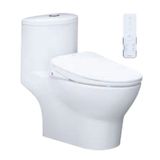  Bàn cầu 1 khối Caesar CD1375 (không nắp) + nắp rửa TAF710H 