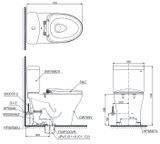  Bàn cầu 2 khối ToTo CS769DRT8#XW 