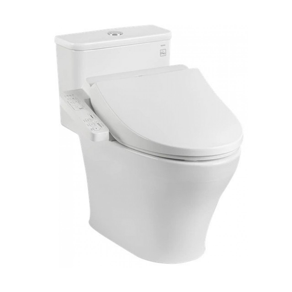 Bàn cầu một khối TOTO MS857DW18#XW kèm nắp rửa cơ - Bùi Minh