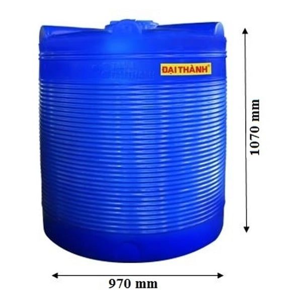  Bồn nước nhựa Đại Thành Thế Hệ Mới 750L đứng 