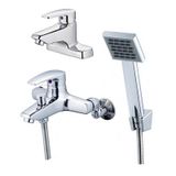  Combo vòi lavabo sen tắm Caesar B402CU + S403C 