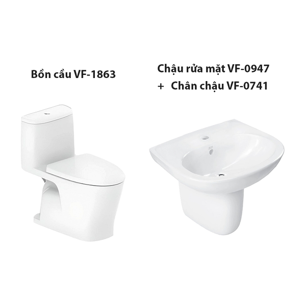 Combo American Standard VF-1863 + VF-0947 + VF-0741