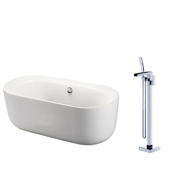 Combo bồn tắm lập thể + vòi sen bồn tắm nóng lạnh Caesar AT0750 + AS68 Bùi Minh