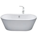  Combo Bồn Tắm Kèm Vòi CAESAR AT6270+AS489C Đặt Sàn 