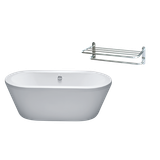  Combo bồn tắm lập thể + kệ khăn Caesar AT6270 + Q924V 