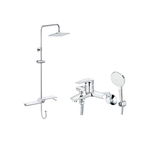  Combo sen tắm đứng kết hợp vòi sen nóng lạnh Caesar BS127 + S393C 