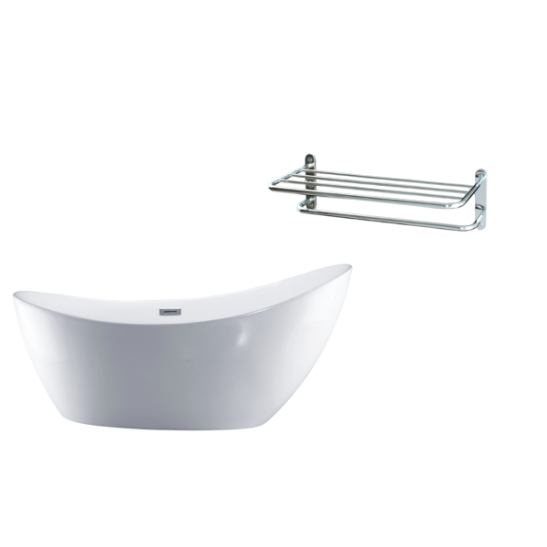  Combo bồn tắm ngồi + kệ khăn Caesar KT1170 + Q924V 