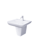  Combo lavabo treo + chân sứ Caesar LF5370 + PF2463 