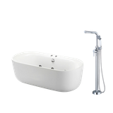  Combo bồn tắm massage + vòi bồn tắm đứng Caesar MT0770LH+AS489C 