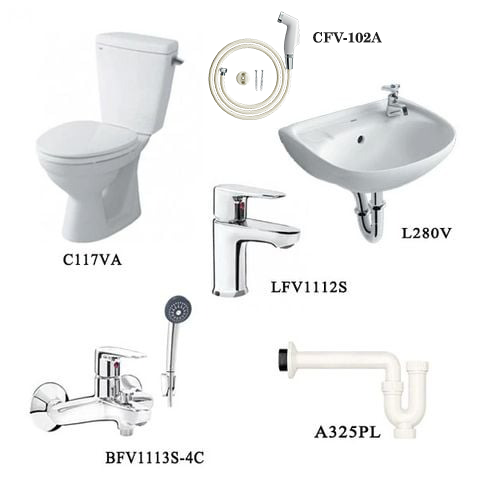 Combo thiết bị vệ sinh INAX 1 - Bùi Minh