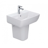  Chậu rửa treo tường Inax L-312V + L-298VC chân ngắn 