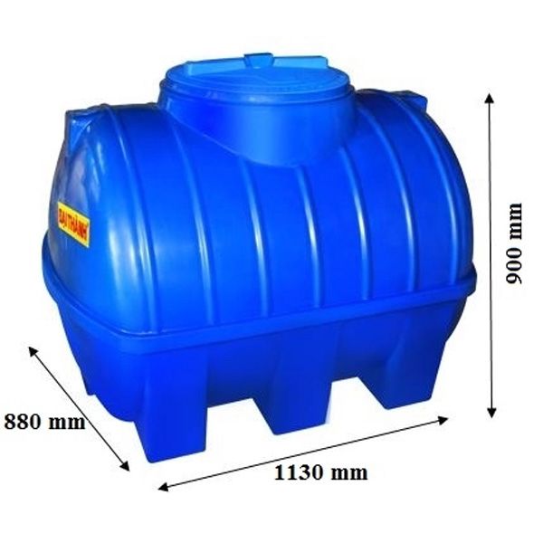  Bồn nước nhựa Đại Thành Thế Hệ Mới 500L ngang TA500EX(N) 